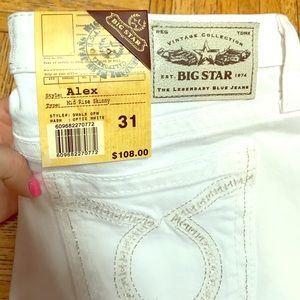 Big Star White Jeans